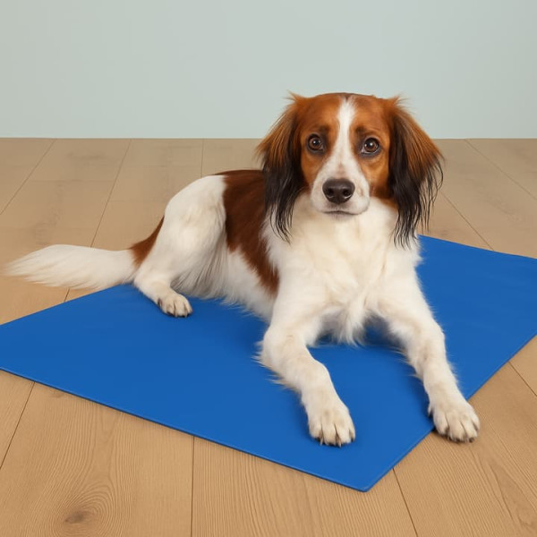 Blauwe Brekz koelmat XXL voor een grote hond