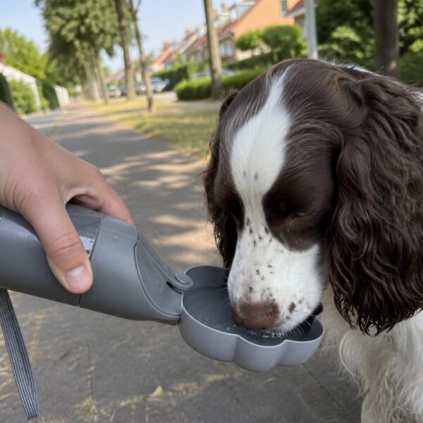 Drinkfles voor onderweg 380 ml — grijs