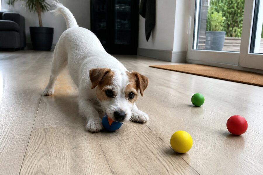 Rinkelballen voor honden — set van 6